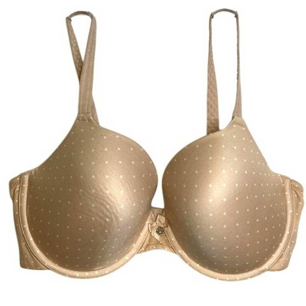 Breezies Modesty Lined Demi Push Up Bra with Multiway Strap 38 D